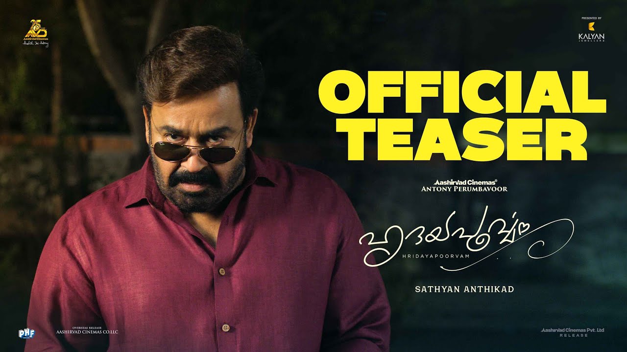 Hridayapoorvam (2025) Movie Trailer Thumbnail