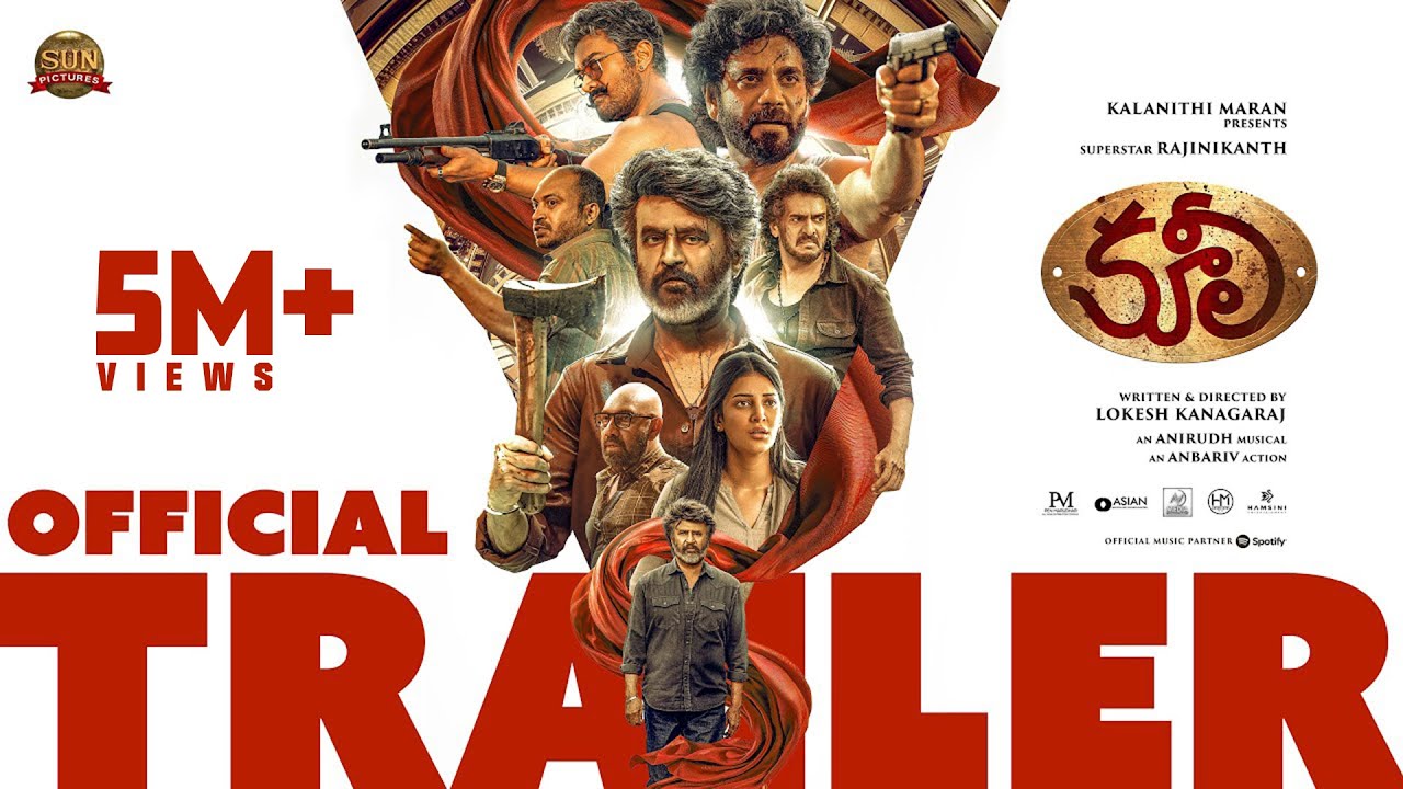 Coolie Telugu (2025) Movie Trailer Thumbnail