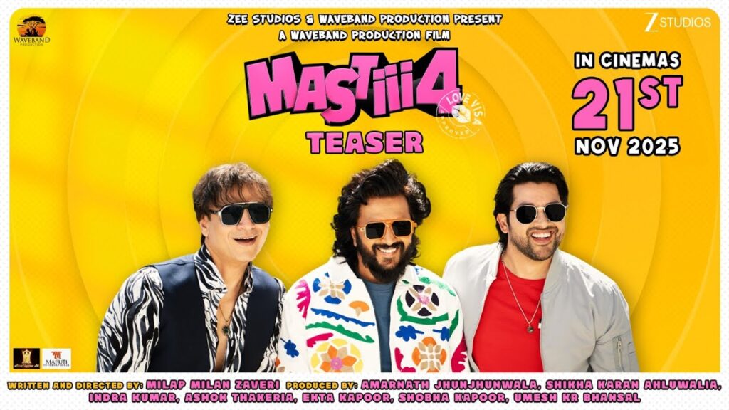Mastiii 4 (2025) Movie Trailer Thumbnail